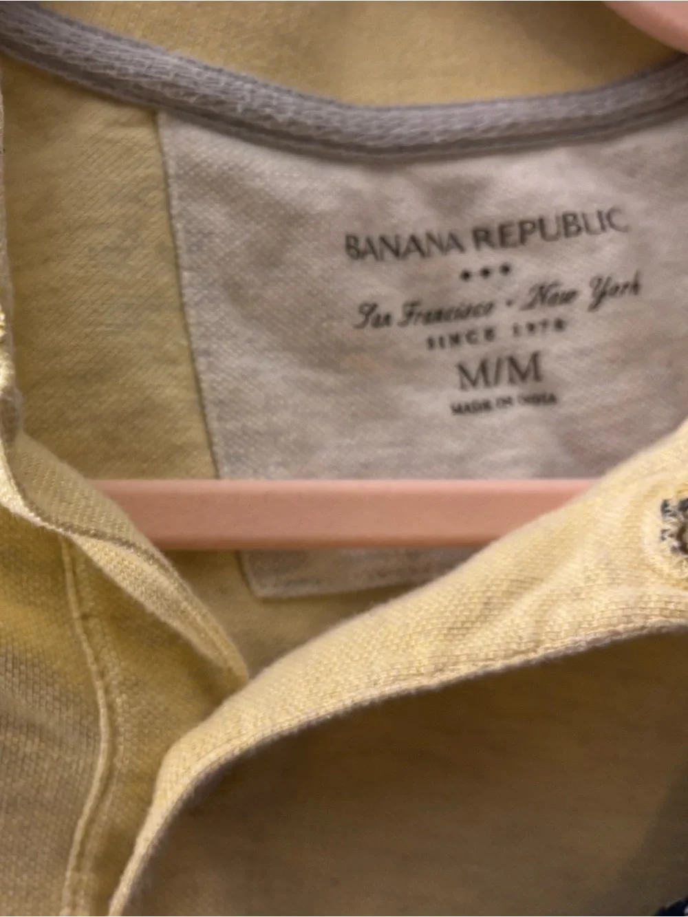 Banana Republic Polos and Blue Printed Short-Sleeve Penguin Button-Down Shirt